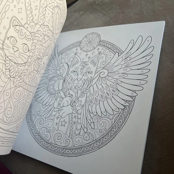 MYSTICAL‎ CATS IN SECRET PLACES: A CAT LOVER'S COLORING By Honoel **BRAND NEW** - Picture 11 of 16